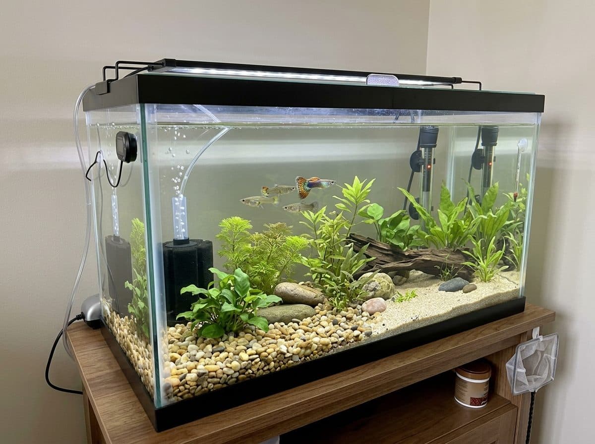Guppy tank setup idea