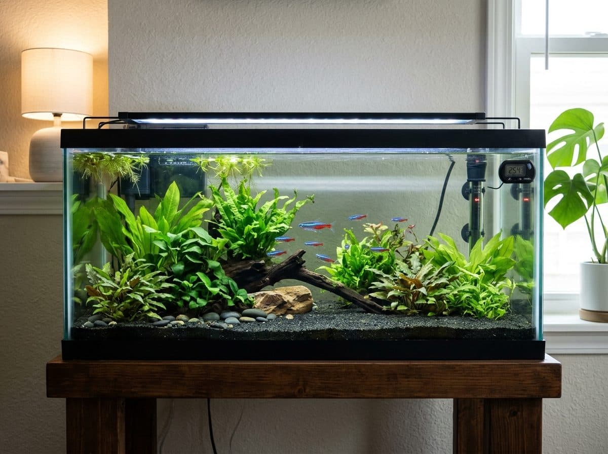 Neon tetra tank setup idea